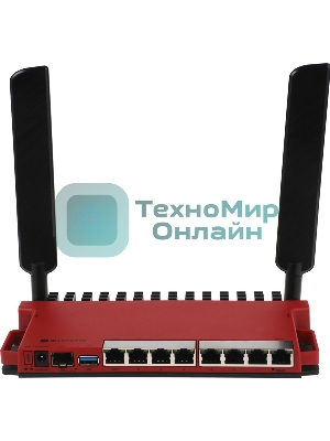 Роутер беспроводной MikroTik L009UiGS-2HaxD-IN AX600 10/100/1000BASE-TX, 2.4Ггц, 8*1Gbit, 1*SFP 2.5Gbit