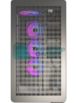 Корпус Montech King Pro 15, Mini-Tower, чёрный, 4 x 120 мм