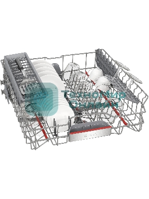 Посудомоечная машина Bosch SMP6EMI86Q, нержавеющая сталь, 60 см, 13 компл., сушка теплообменник, класс A