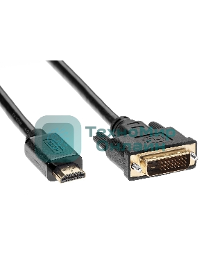 Кабель HDMI-DVI 5M LCG135E-5M TV-COM