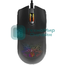 Мышь проводная Oklick 714GM черный, 3200 dpi, USB, кнопки - 7