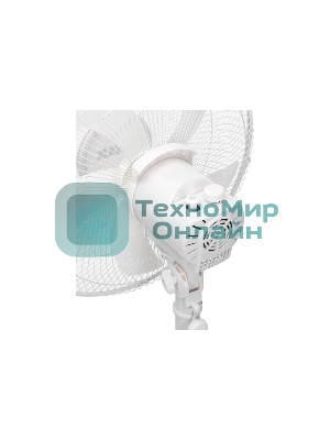 Вентилятор напольный DUX DX-40, 40Вт, 16дюйм, белый 60-0218