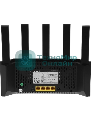 Двухдиапазонный Wi-Fi 6 роутер Tenda TX2L Pro AX1500, до 300 Мбит/с на 2,4 ГГц + до 1201 Мбит/с на 5 ГГц, LAN 3x1Gbит/с