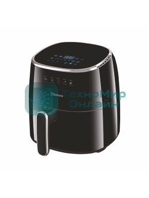 Аэрогриль Sakura SA-7684BK черный, 1500 Вт, 5 л, сенсор, 8 программ