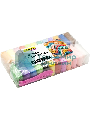 Пластилин легкий Silwerhof Create LC24OP-360st 24цв. 15гр. стек 3шт пакет