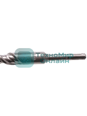 Бур по бетону Denzel двойная спираль, Cobalt W-tip, 22x310 мм, SDS PLUS