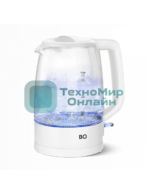 Чайник электрический BQ KT1839G белый. Мощность: 2200 Вт, объем: 1.7 л