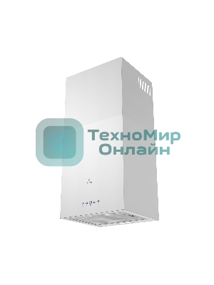 Вытяжка островная LEX Mono 400 белый, 40 см, 850 куб. м/ч, 50 дБ