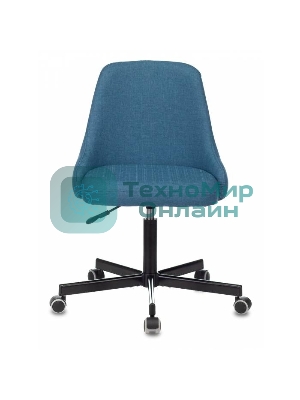 Кресло компьютерное Бюрократ CH-340M сердитое море 38-415, крестовина металл