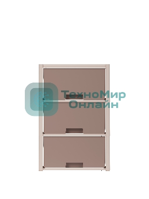 Комод Альтернатива Колорит 3-х секционный бежевый М7833
