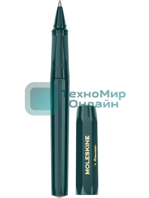 Ручка шариковая Moleskine Kaweco (KAWBALLPENGRN) т.зеленый d=1мм син. черный подар.кор.