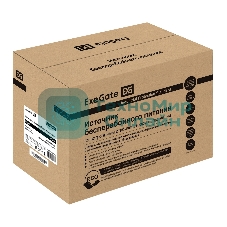 Источник бесперебойного питания (инвертор, синус, для котла) ExeGate SineTower SZ-2000.LCD.AVR.3SH.1C13.USB 2000VA/1600W, чистая синусоида, LCD дисплей, AVR, 3хSchuko+1хC13, USB, линейно-интерактивный, внешняя батарея 24В до 200А·ч, черный