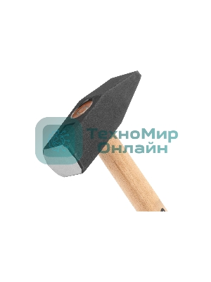 Молоток слесарный Сибртех 1500 г, квадратный боек, деревянная рукоятка