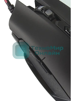 Мышь проводная A4Tech Bloody Q80 черный, 3200 dpi, USB, кнопки - 8