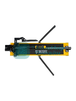 Плиткорез рельсовый Denzel 600х16мм, каретка на подш., стальная станина, усил. рукоятка-пенал