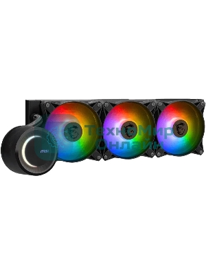 Система жидкостного охлаждения MSI MAG CoreLiquid E360, 3x ARGb Fan, Color Box, LGA1700, AM5