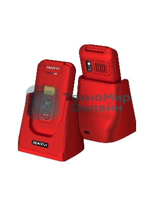 Мобильный телефон Maxvi E5 up красный