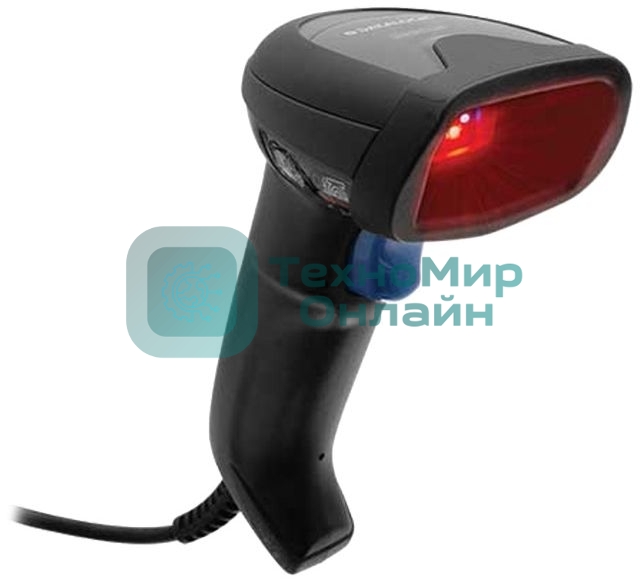 Сканер штрих-кода ручной Datalogic QuickScan QD2590, Kit, 2D Mpixel Imager, 30 скан/сек, USB, черный