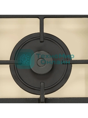 Газовая варочная панель Hyundai HHG 6436 BE бежевый