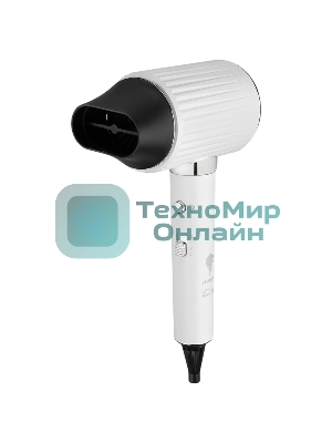 Фен LEONORD LE-1225 белый/серебристый, 2000 Вт, ионизация