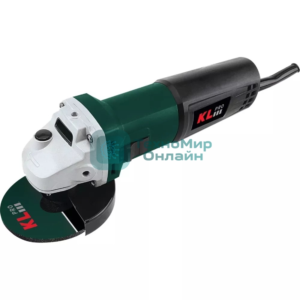 Угловая шлифовальная машина (болгарка) KLPRO KLAT11505 (сеть, 850 Вт, 115 мм, 11000 об/мин, М14)