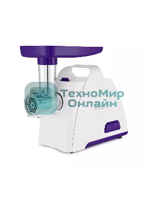 Мясорубка Kitfort КТ-2112-1 1300 Вт, белый/синий