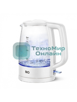 Чайник электрический BQ KT1839G белый. Мощность: 2200 Вт, объем: 1.7 л