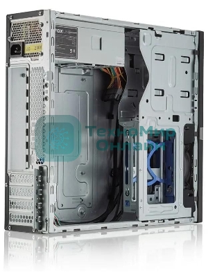 Компьютерный корпус Foxline FL-211-TFX300S с блоком питания 300Вт, mATX case, black, w/PSU TFX 300W, w/2xUSB2.0+2xUSB3.0, w/pwr cord, w/8cm FAN