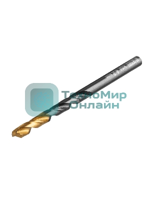 Сверло по металлу Denzel 4,2 мм, HSS-Tin, Golden Tip, 10 шт.