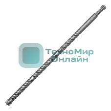 Бур по бетону Denzel цельная крестовая пластина, 10x265 мм, SDS PLUS