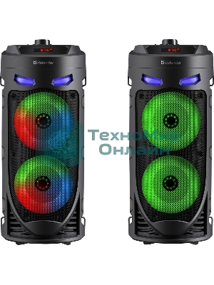 Портативная колонка Defender 16W черный CRASHBOOM