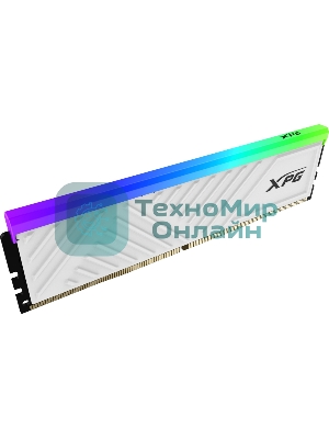 Оперативная память XPG Spectrix D35G RGB, DDR4, 8GB (1x8GB), 3200MHz, CL16, DIMM, с радиатором, белый, RGB