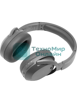 Гарнитура накладные Edifier W820NB PLUS серый беспроводные bluetooth оголовье