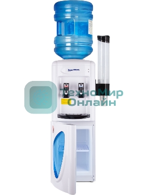 Кулер для воды Aqua Work 0.7LWR, верхняя загрузка, без нагрева, без охлаждения, белый