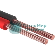 Кабель акустический Rexant ШВПМ 2х0.35 кв.мм, красно-черный, 100 м