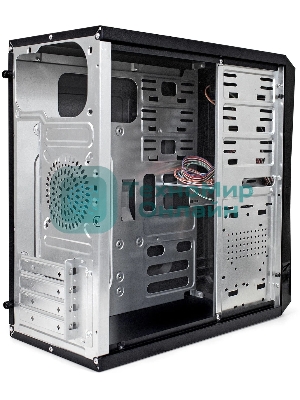 Компьютерный корпус Minitower ExeGate BA-202-UNS400 (mATX, БП UNS400 с вент. 12см, 2хUSB, аудио, черный)