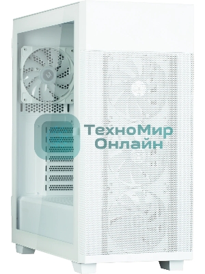 Компьютерный корпус ZALMAN S5 NEO, ATX, белый, WINDOW, 2xCOMBO (3.5