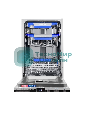 Посудомоечная машина Maunfeld MLP45230 Light Beam Inverter Wi-Fi, нержавеющая сталь, 44.8 см, 10 компл., 47 дБ, класс A+++