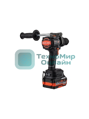 Дрель-шуруповерт Anycons RB-DB2109, 21 В, 4 Ач, 150 Нм, бесщеточный, ударная