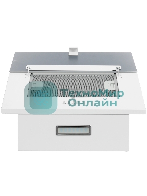 Вытяжка наклонная Elikor Коралл 50П-430-К3Д белый, 50 см, 430 куб. м/ч, 54 дБ