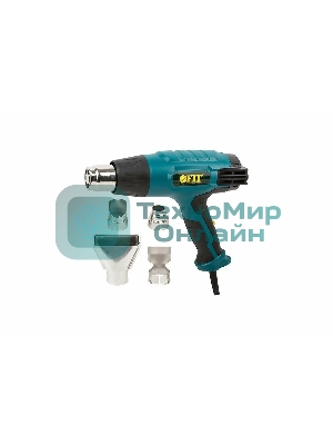 Фен технический FIT 80611 2000 Вт; 60/400/600 °C; 300/500/500 л/мин; рез. накл.; короб.