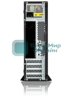 Компьютерный корпус Foxline FL-211-TFX300S с блоком питания 300Вт, mATX case, black, w/PSU TFX 300W, w/2xUSB2.0+2xUSB3.0, w/pwr cord, w/8cm FAN