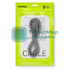 Кабель-удлинитель Smartbuy 3.5 Jack (M) - 3.5 Jack (F), стерео, аудио, 1,8 м, пакете (KA-321-350)