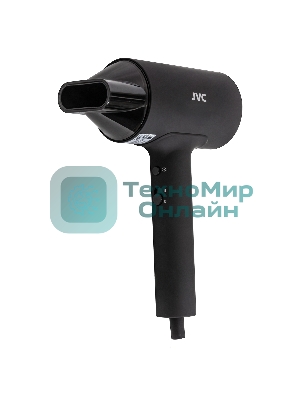 Фен JVC JHD011 черный, 1600 Вт