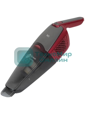 Пылесос вертикальный BQ VCA0401H серый/красный, питание от аккумулятора, 40 Вт, уборка сухая, пылесборник 0.6 л, работа от АКБ max 45 мин