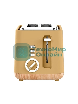 Тостер Tesler TT-244, оранжевый, 815 Вт, 2 слота