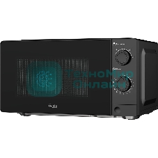 Микроволновая печь Oasis MW-70XB черный, 20 л, 700 Вт, переключатели - поворотный механизм