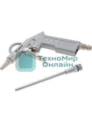 Пистолет продувочный Matrix с удлиненным соплом, пневматический, 135 мм