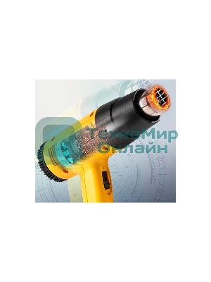 Фен технический Deli DL391201 (2000Вт, рабочая температура 400/600 град.)