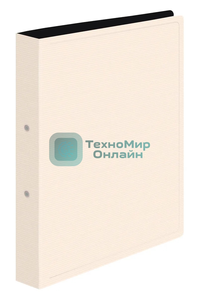 Папка на 2-х кольцах Бюрократ DeLuxe DL0740/2MILK A4 пластик 0.7мм кор.32мм молочный